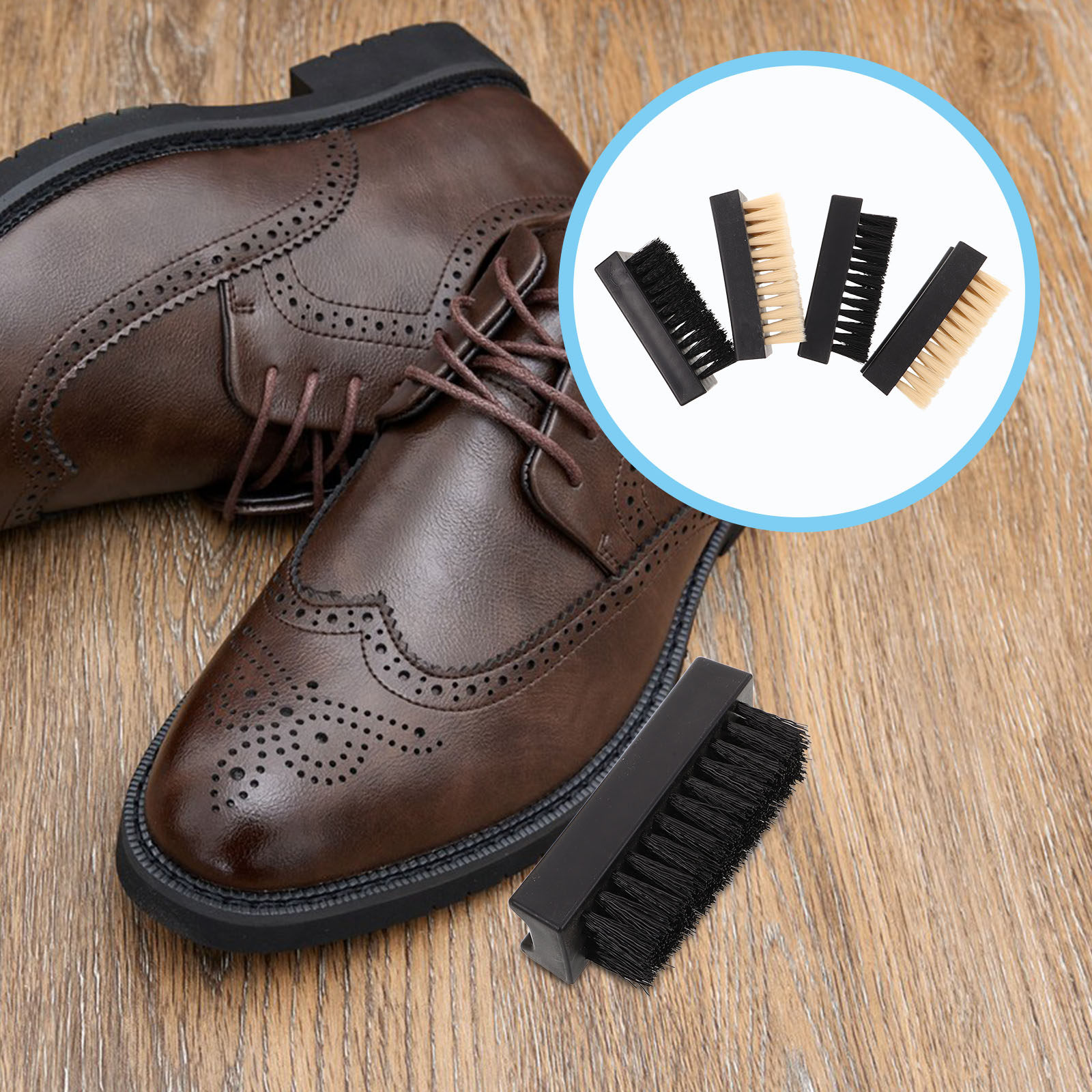 Sneaker Care Clean - 4 Parça Çok Amaçlı Ayakkabı Fırçası